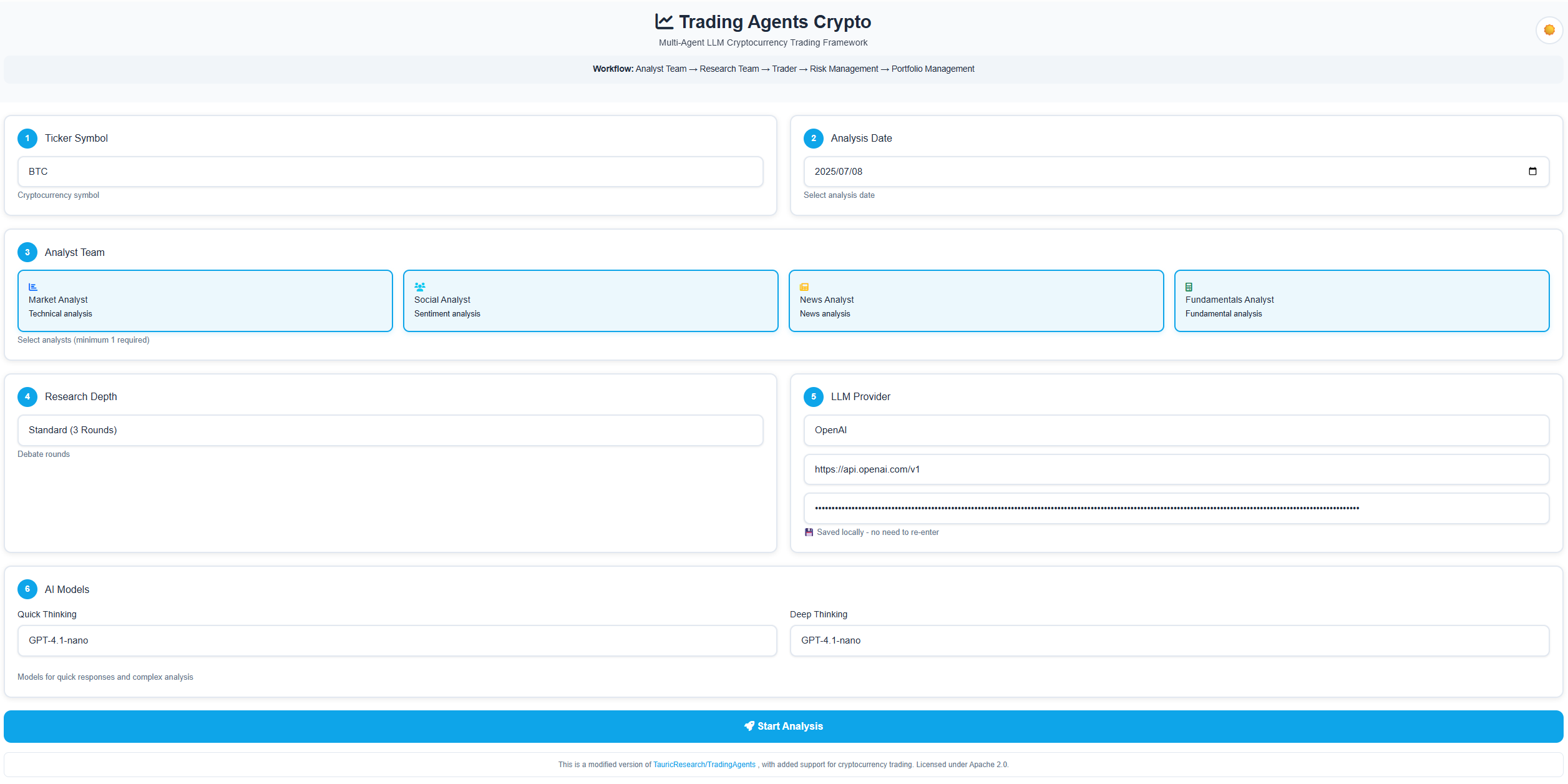 Light Mode Homepage