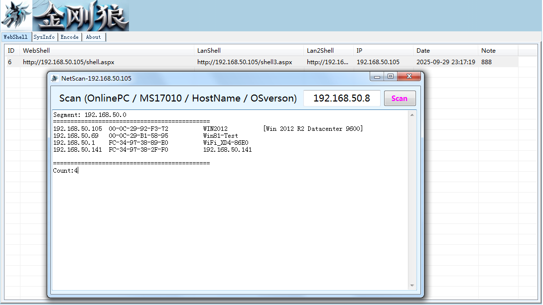 NetScan示例