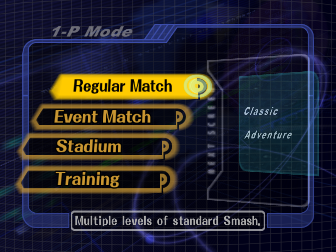 Main menu