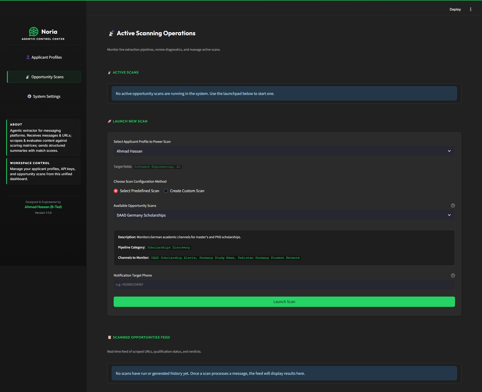 Active Scanning Operations
