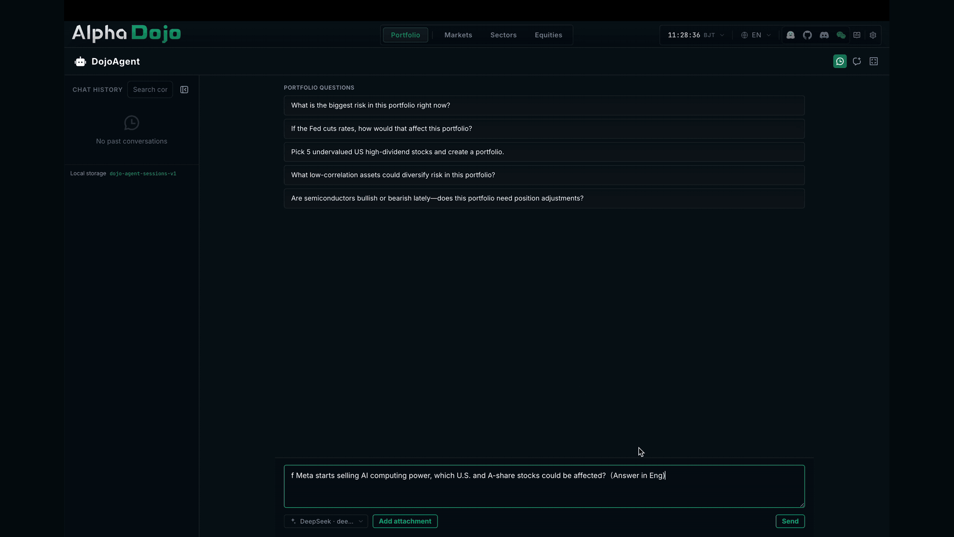 DojoAgents news impact analysis demo