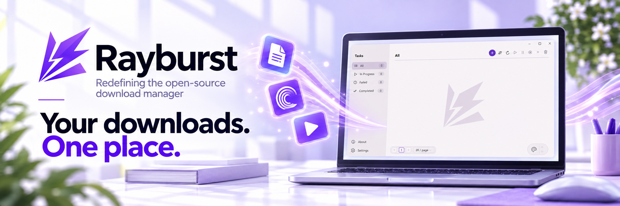 Rayburst — Redefining the open-source download manager