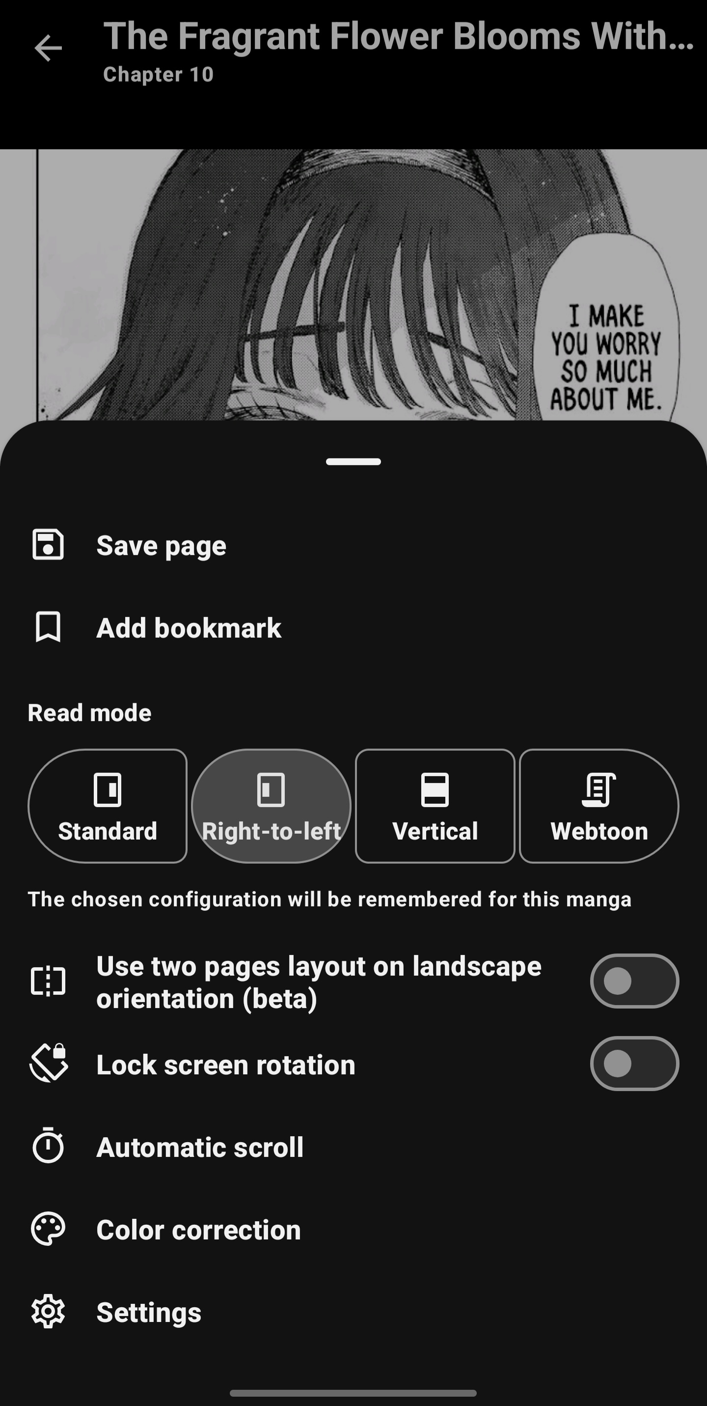 Mobile view