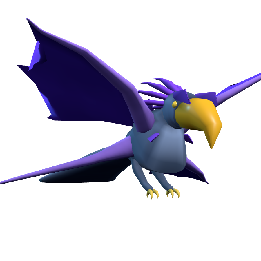 anyCreature — a winged creature compiled from a one-line order