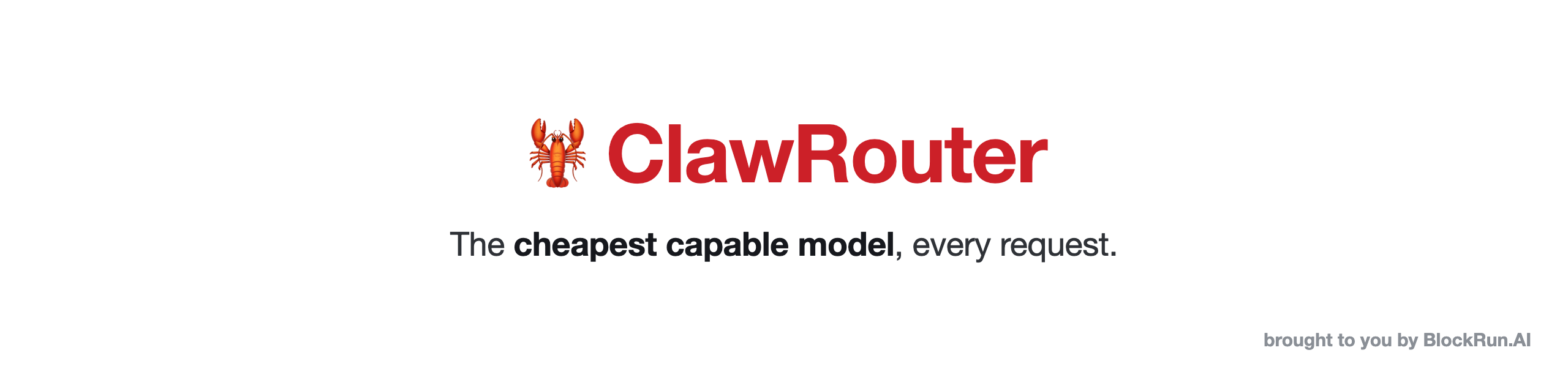 ClawRouter Banner