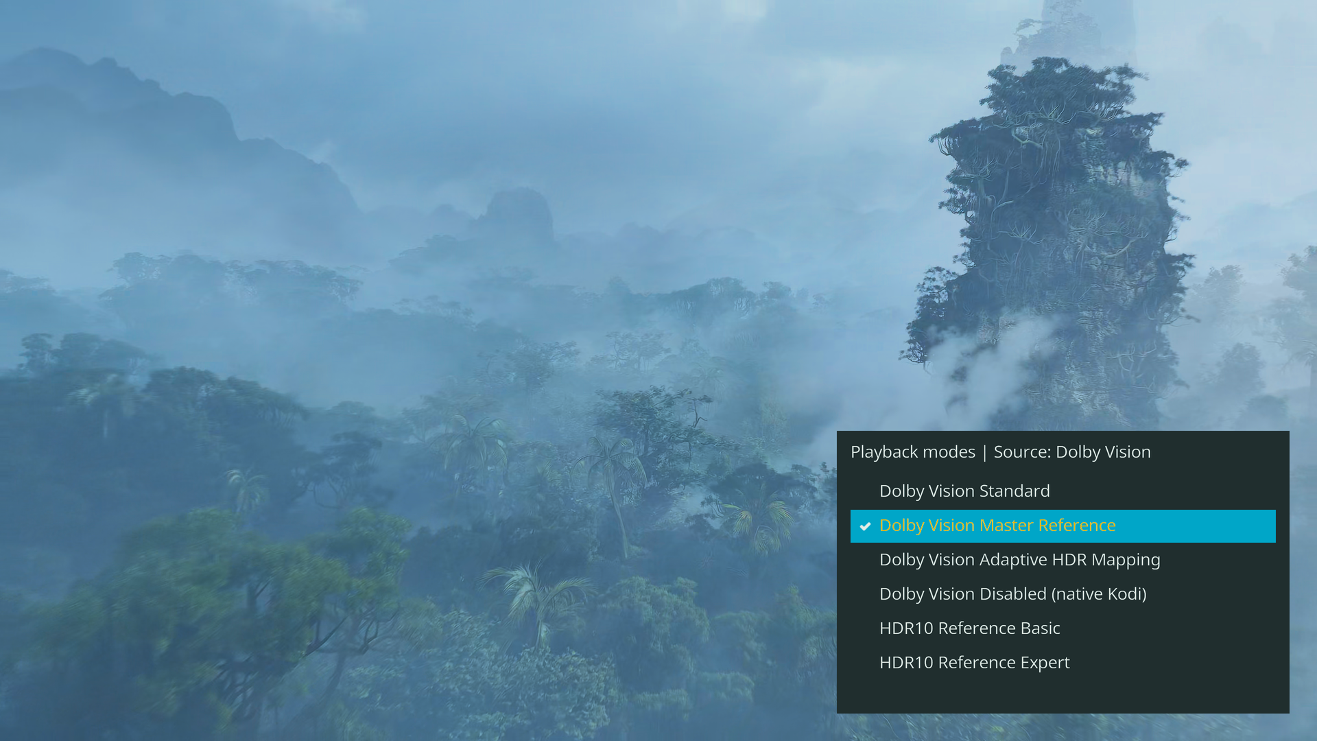 Beta4 quick rendering menu on Avatar with Master Reference active