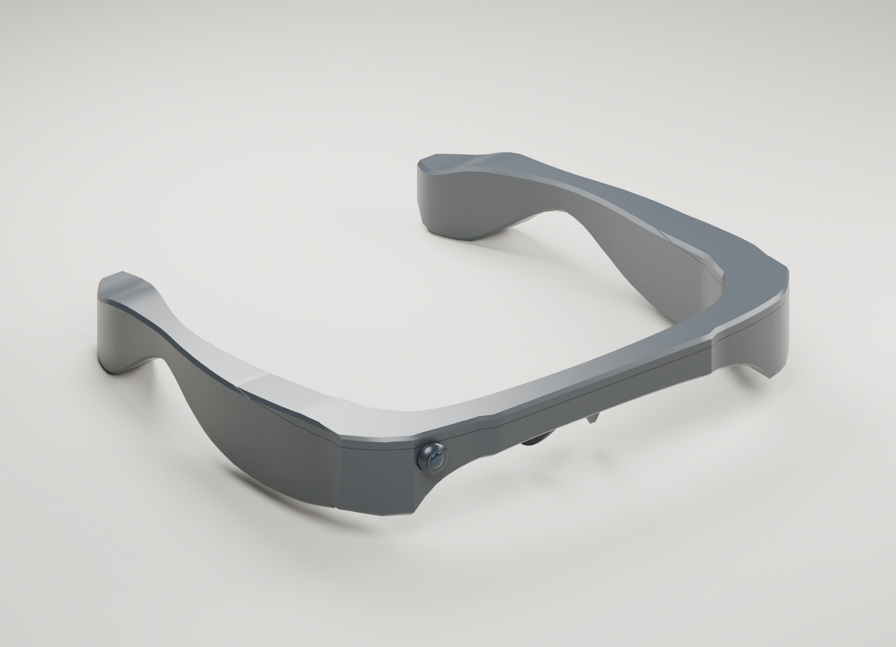 Continuous Facets v0.4 — three-quarter studio render