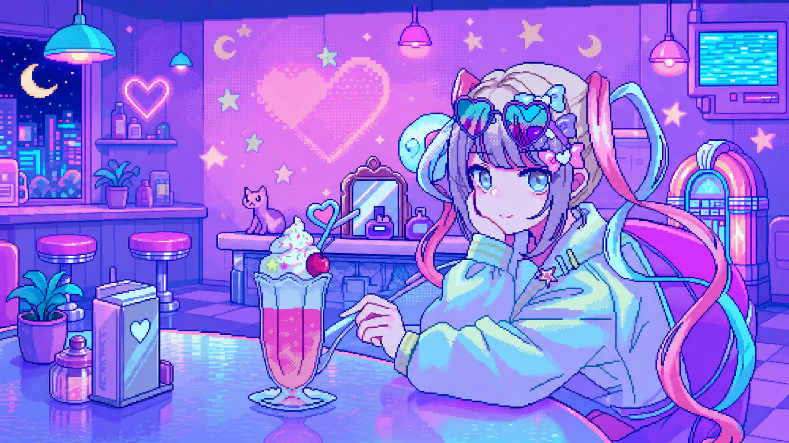 超天酱 INTERNET ANGEL 主题背景