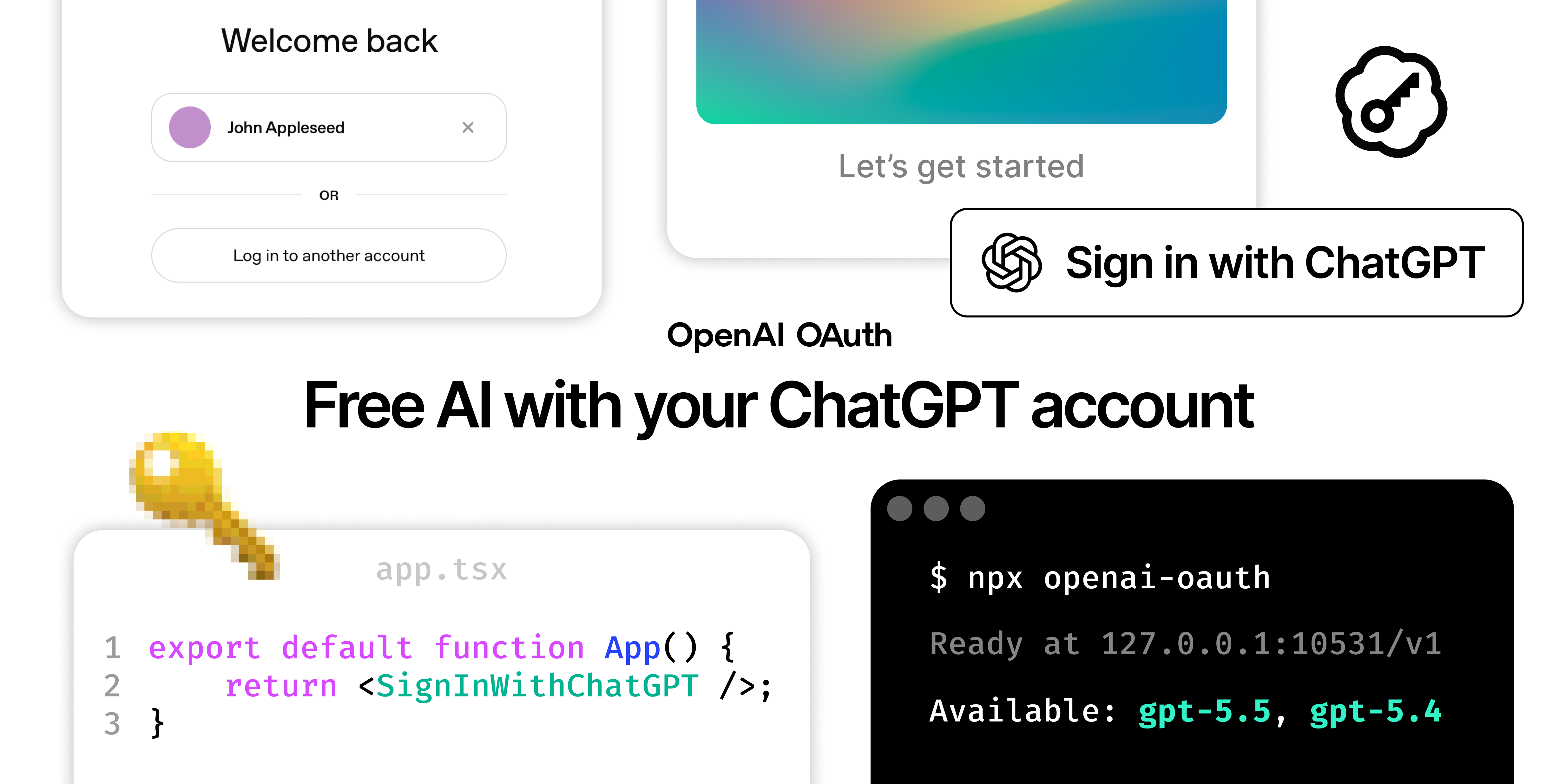 OpenAI OAuth: Free AI with your ChatGPT account