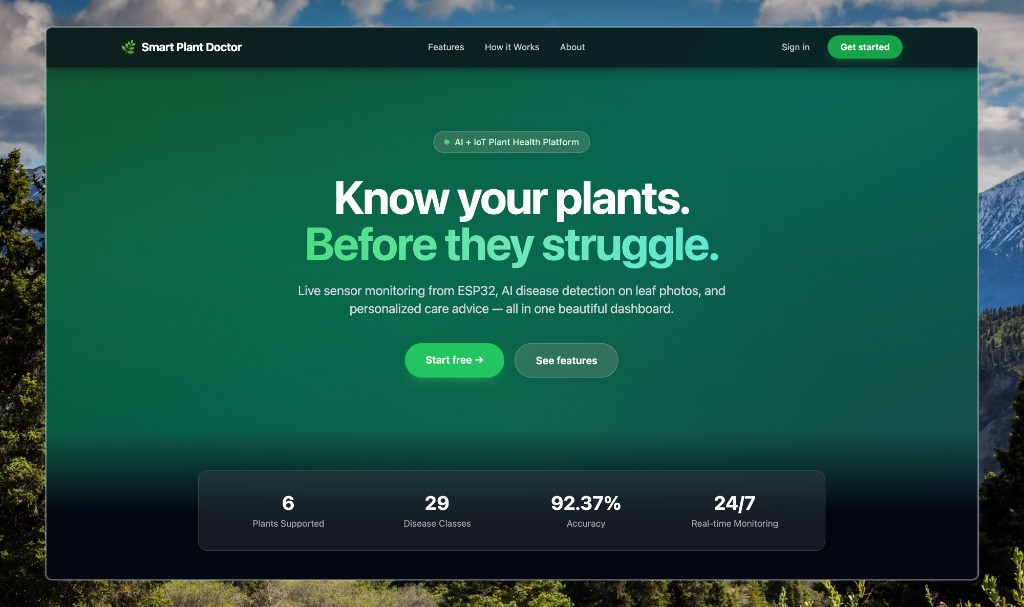 Landing page