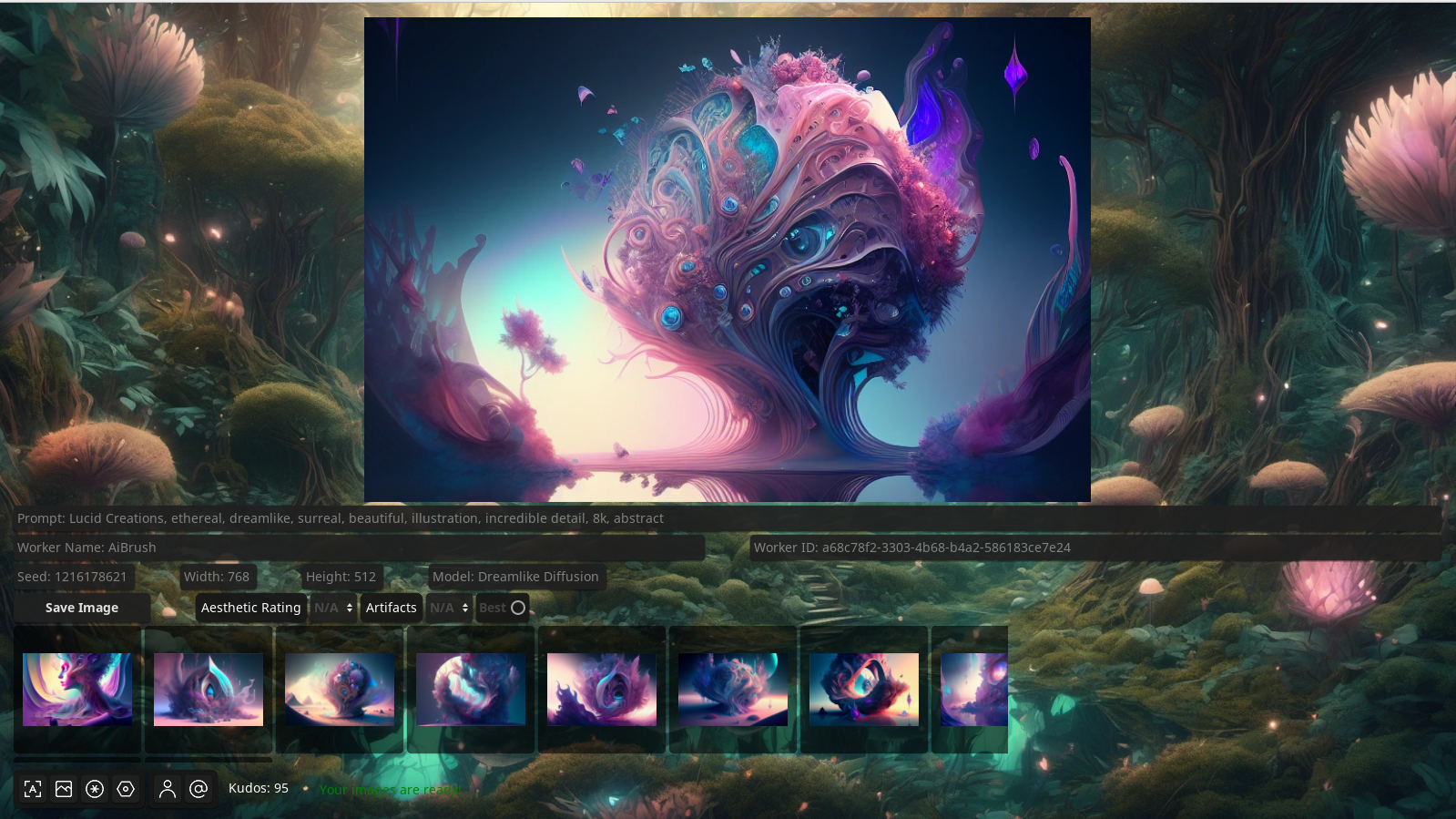 Stable Horde Client Screenshot 1 Lucid Creations Preview image