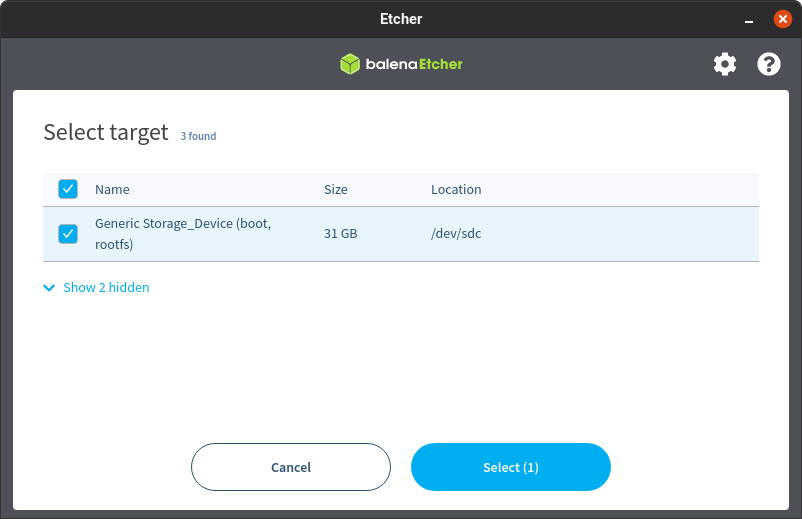 Balena Etcher: review selection