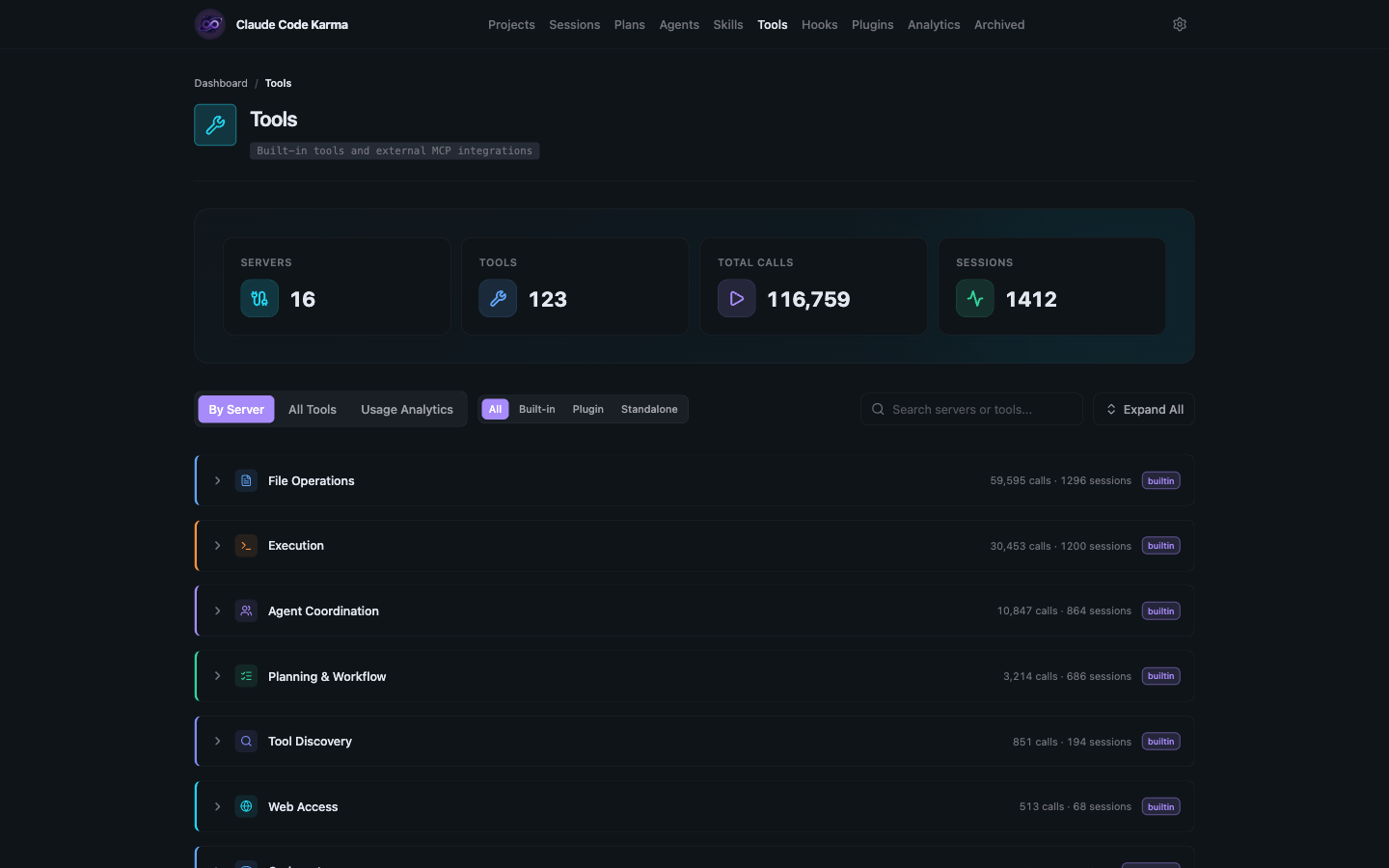 Tools Browser