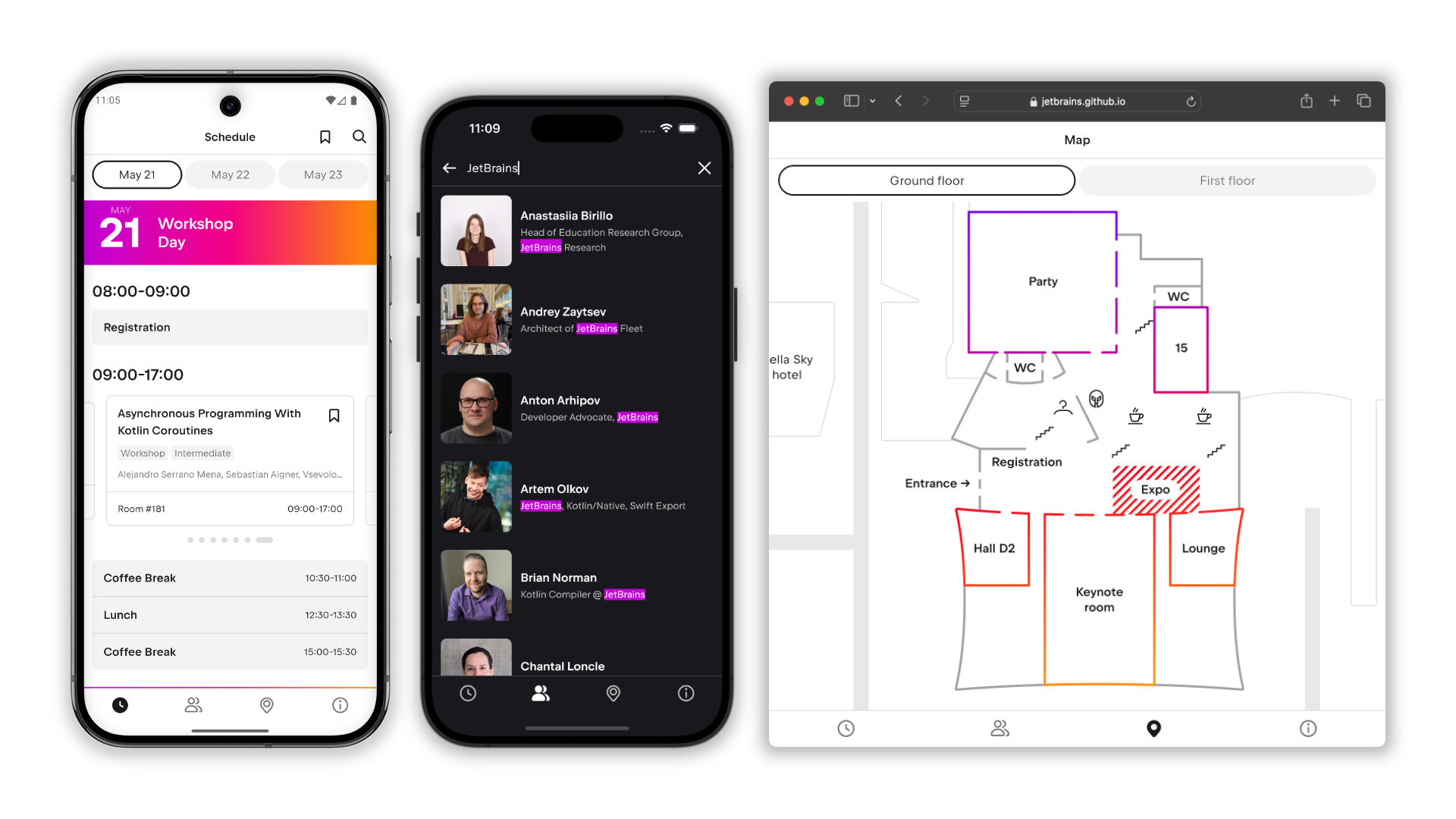 The KotlinConf official application