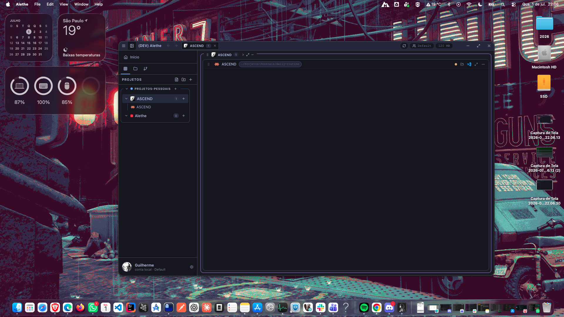 Alethe running on macOS