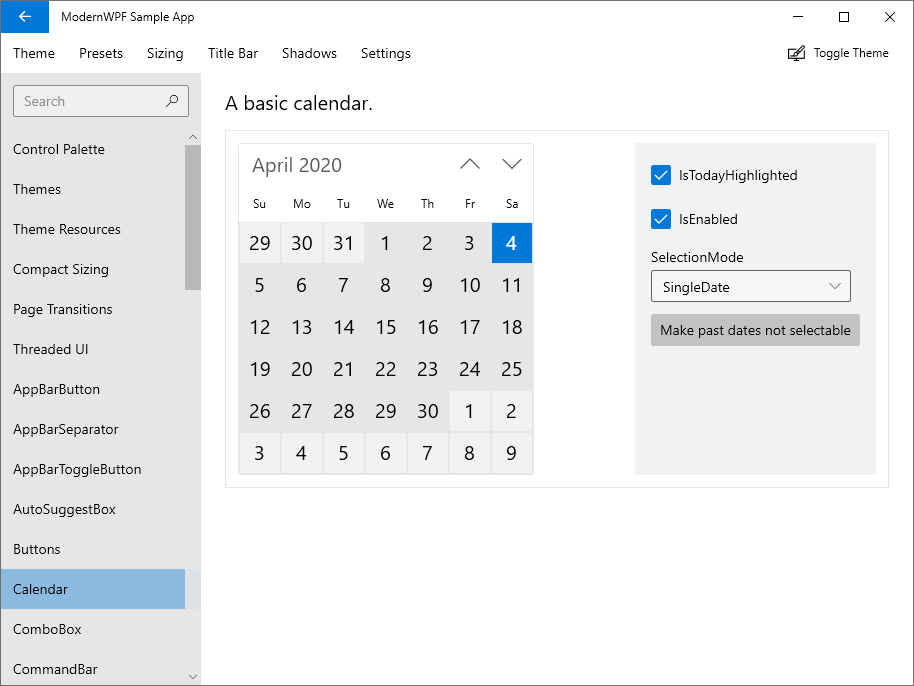Calendar Calendar