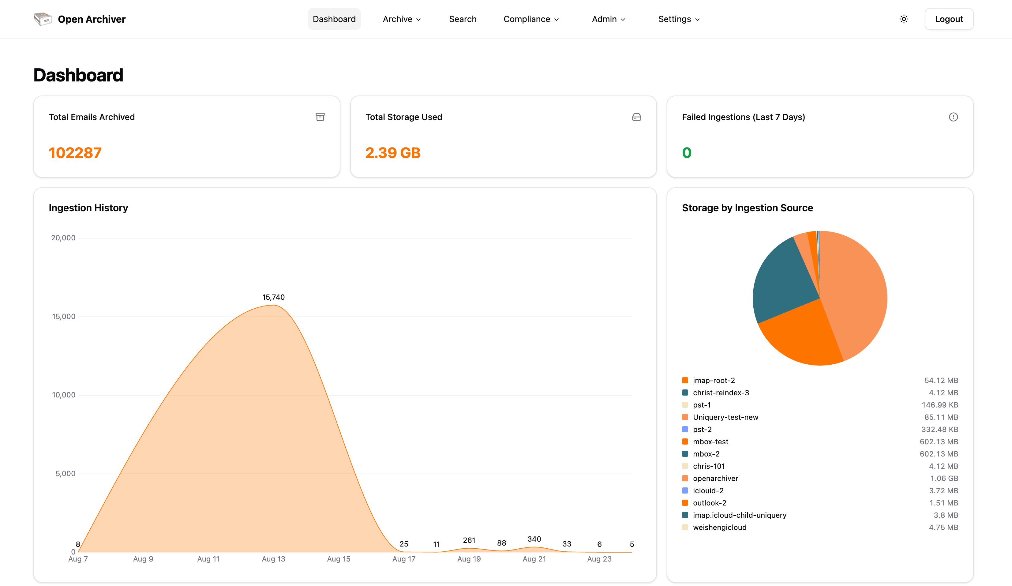 Open Archiver Preview