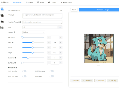 Image Generation UI