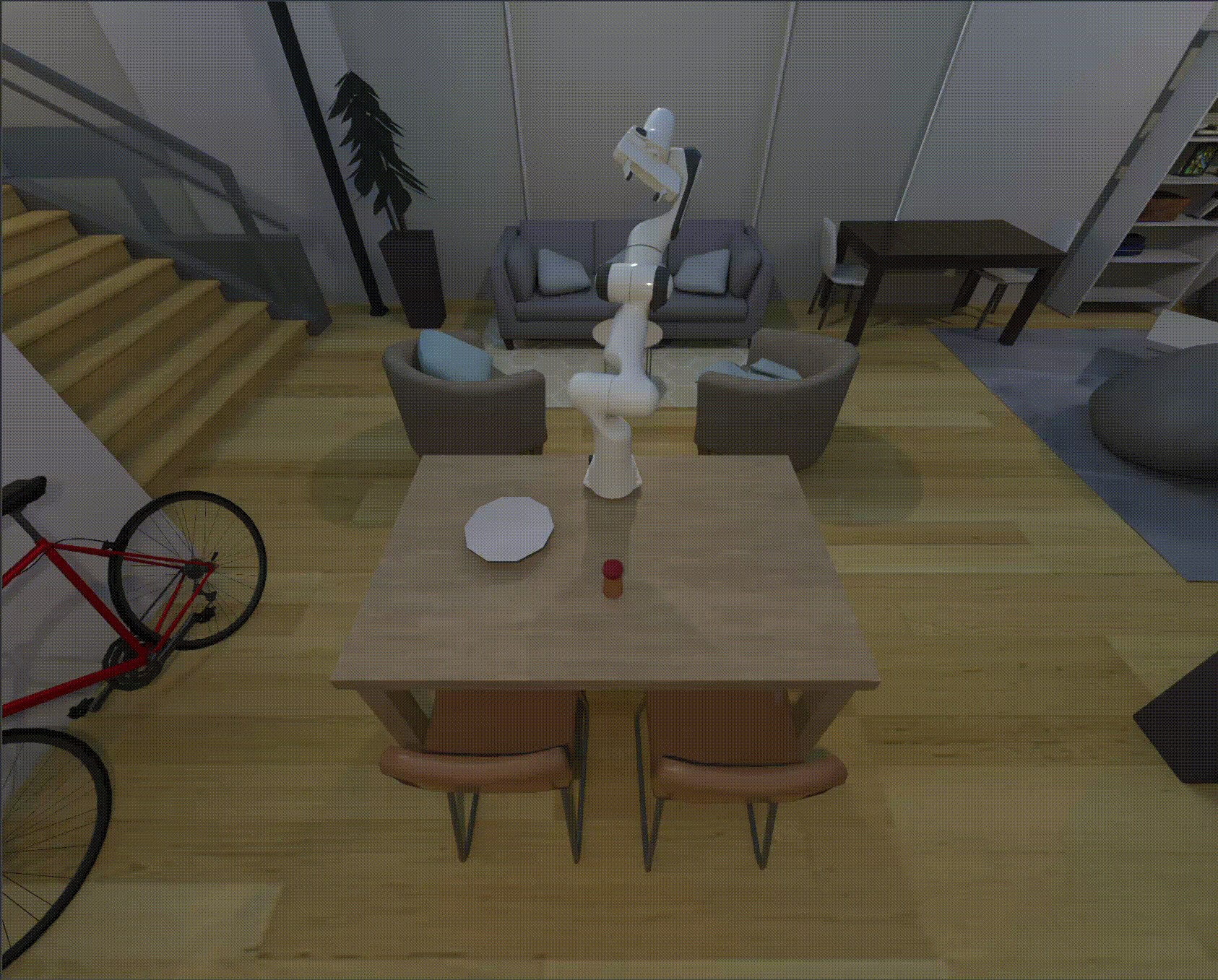 Franka Panda Simulation