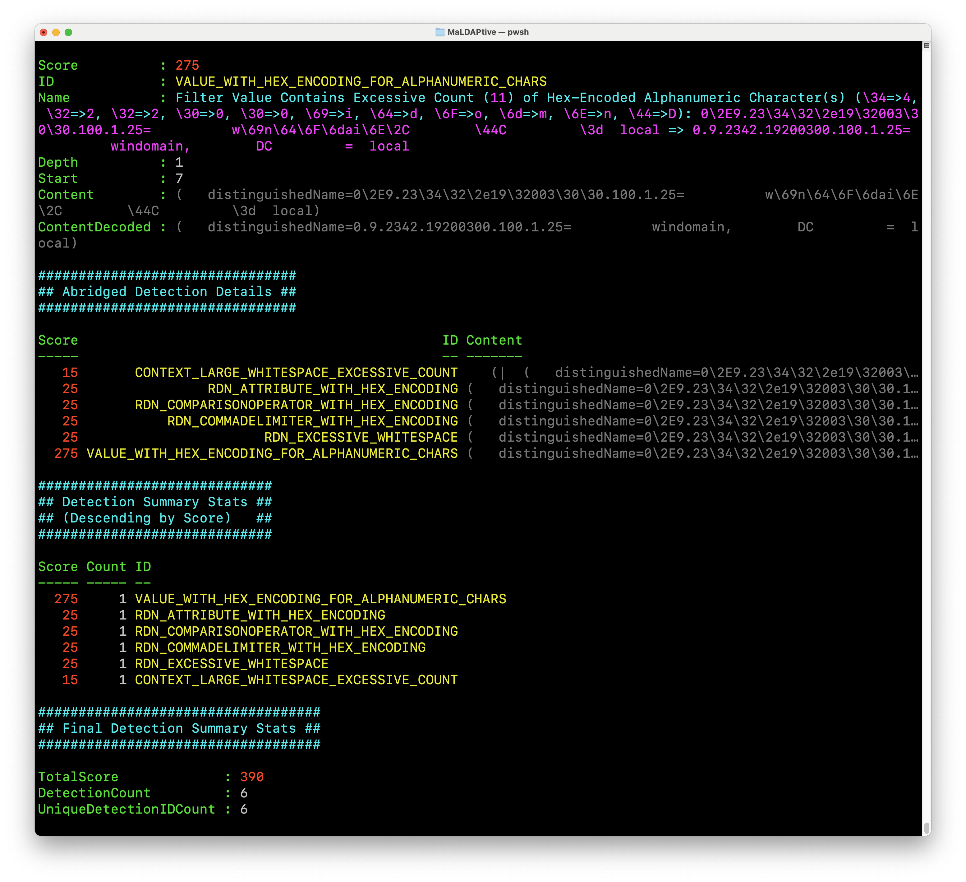 MaLDAPtive Screenshot Interactive Find-Evil MaLDAPtive