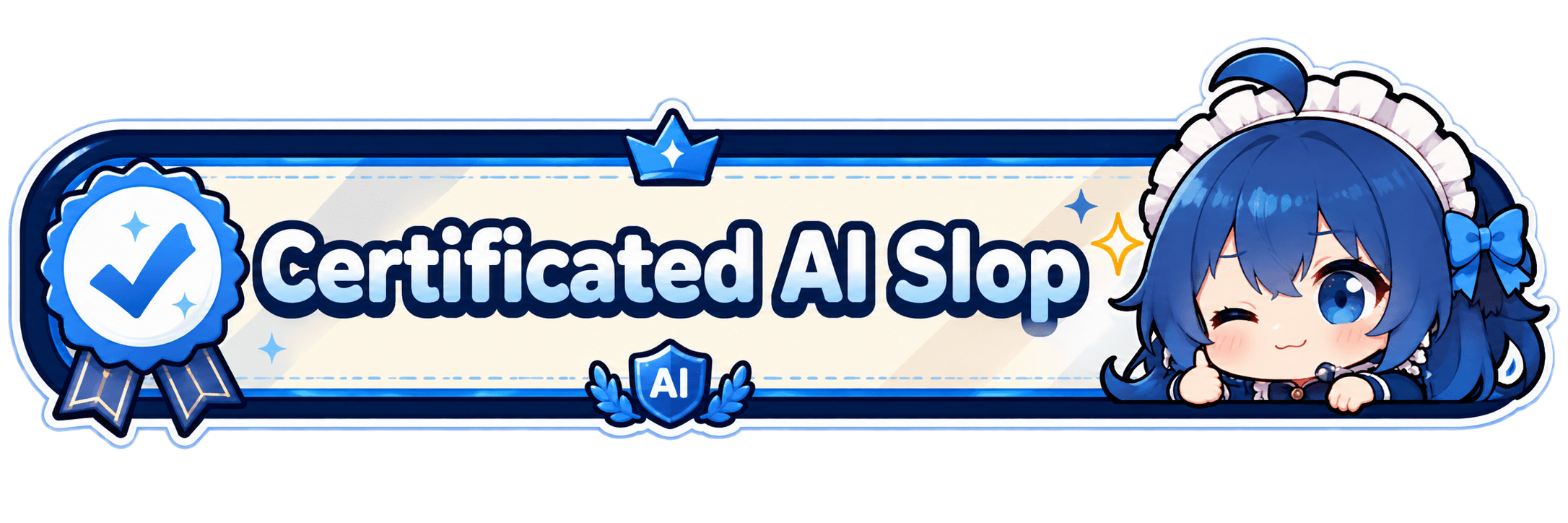 Certificated AI Slop