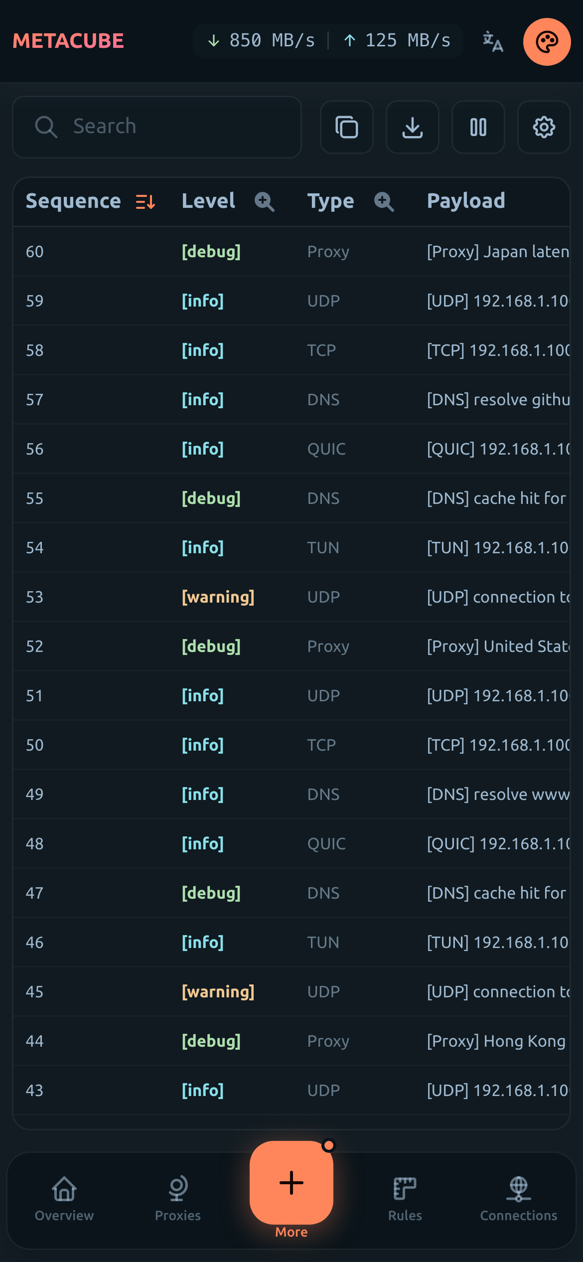 logs
