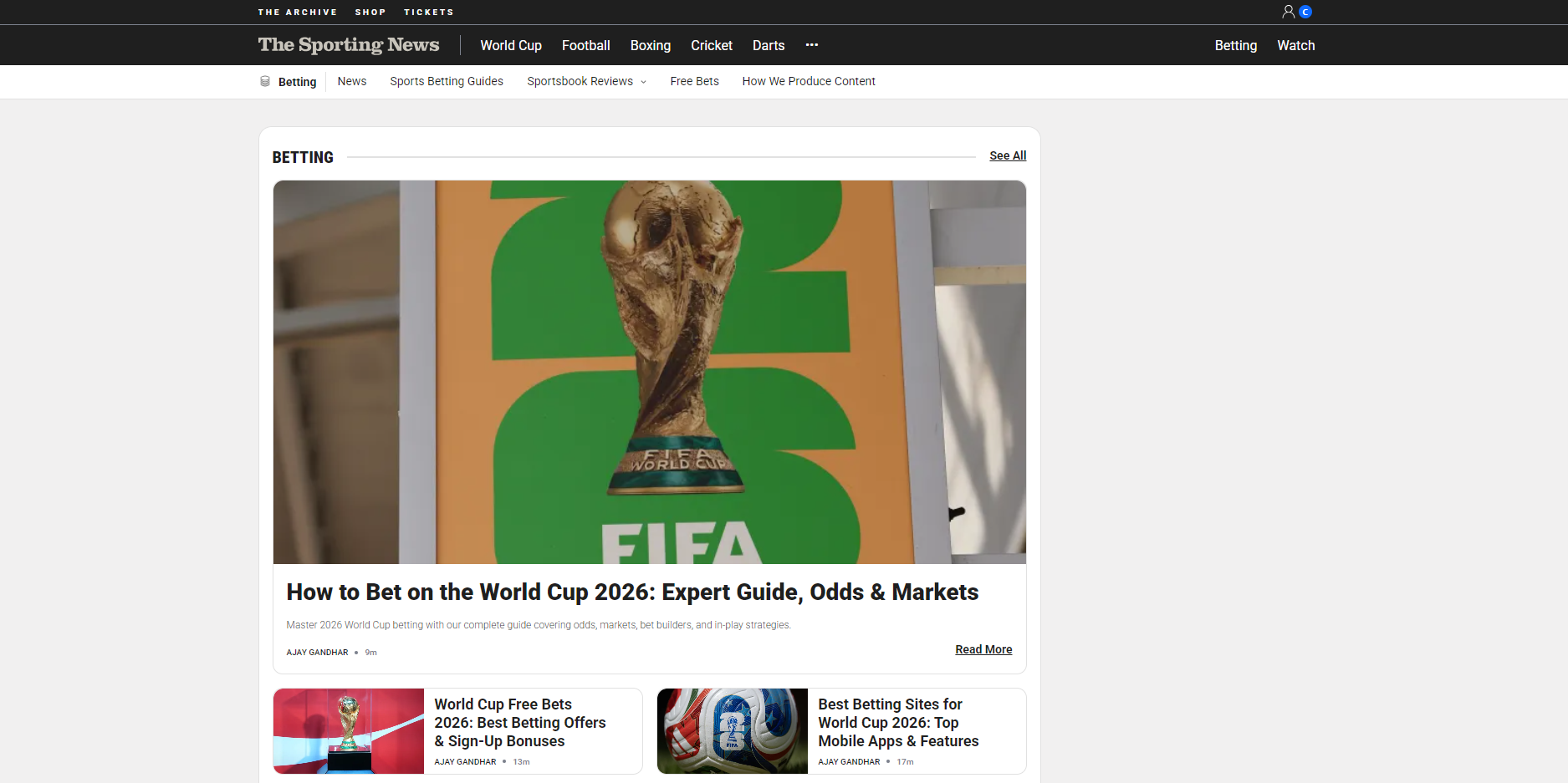 How to bet on the World Cup 2026 — expert guide