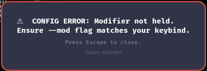 Modifier-Key(Error)