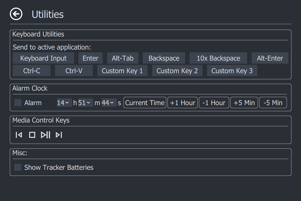 Utilities Page