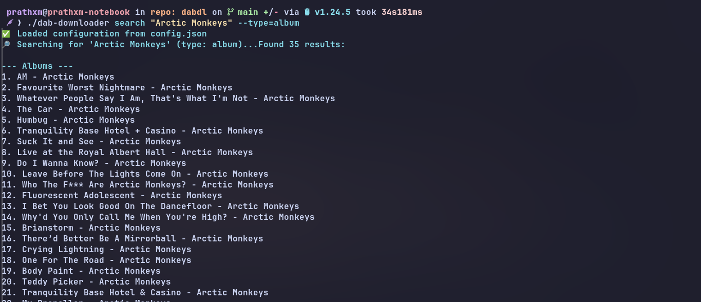Interactive Search TUI