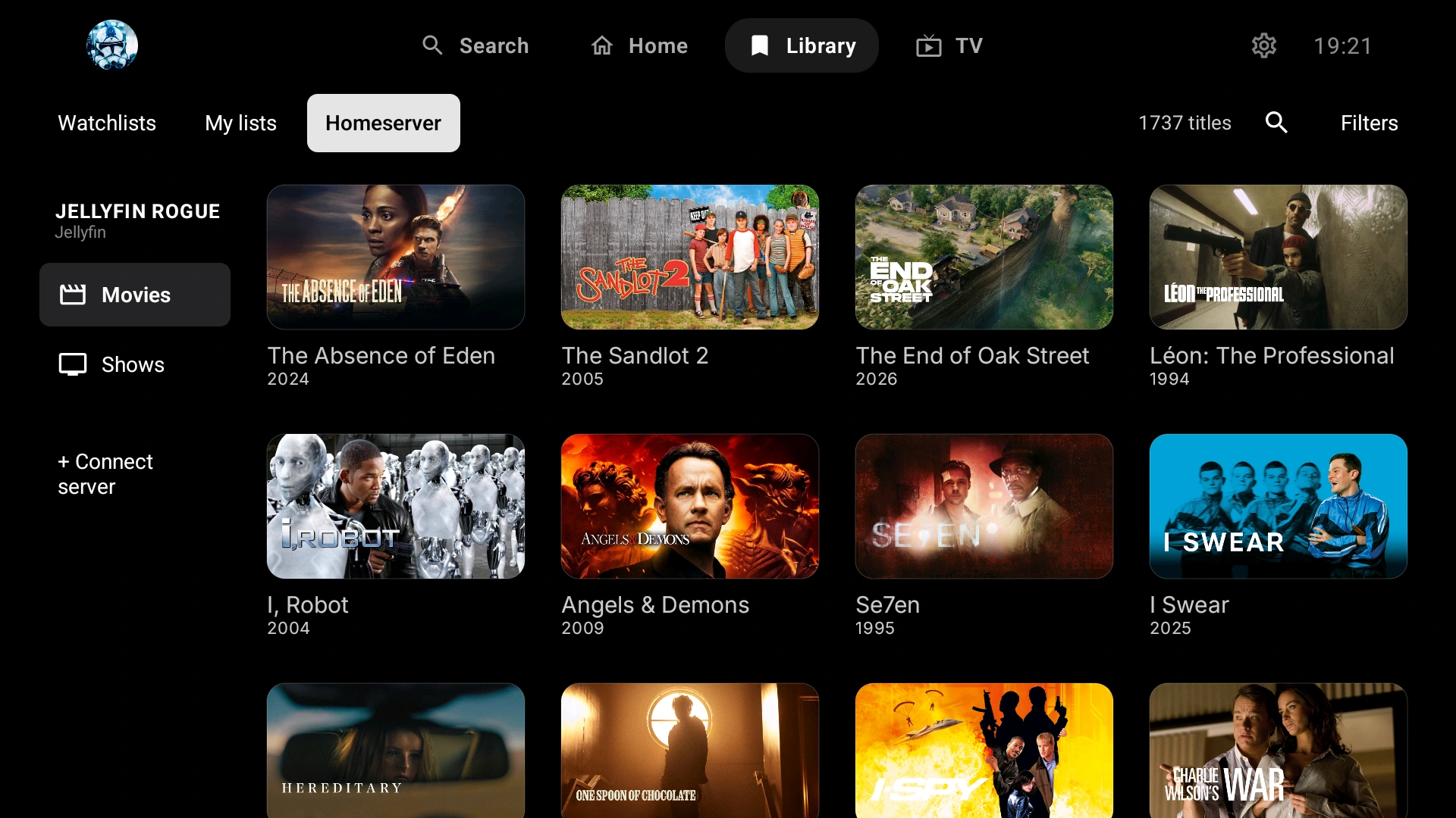 ARVIO 2.0 tv · Homeserver