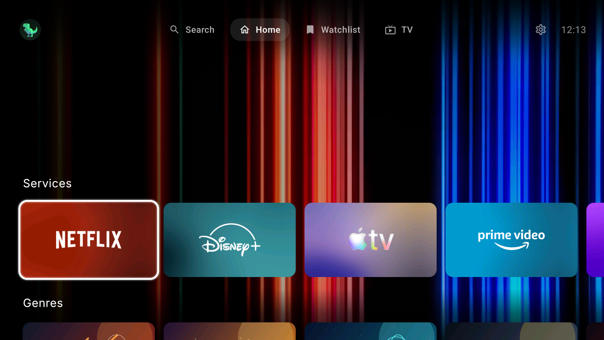Collections screen