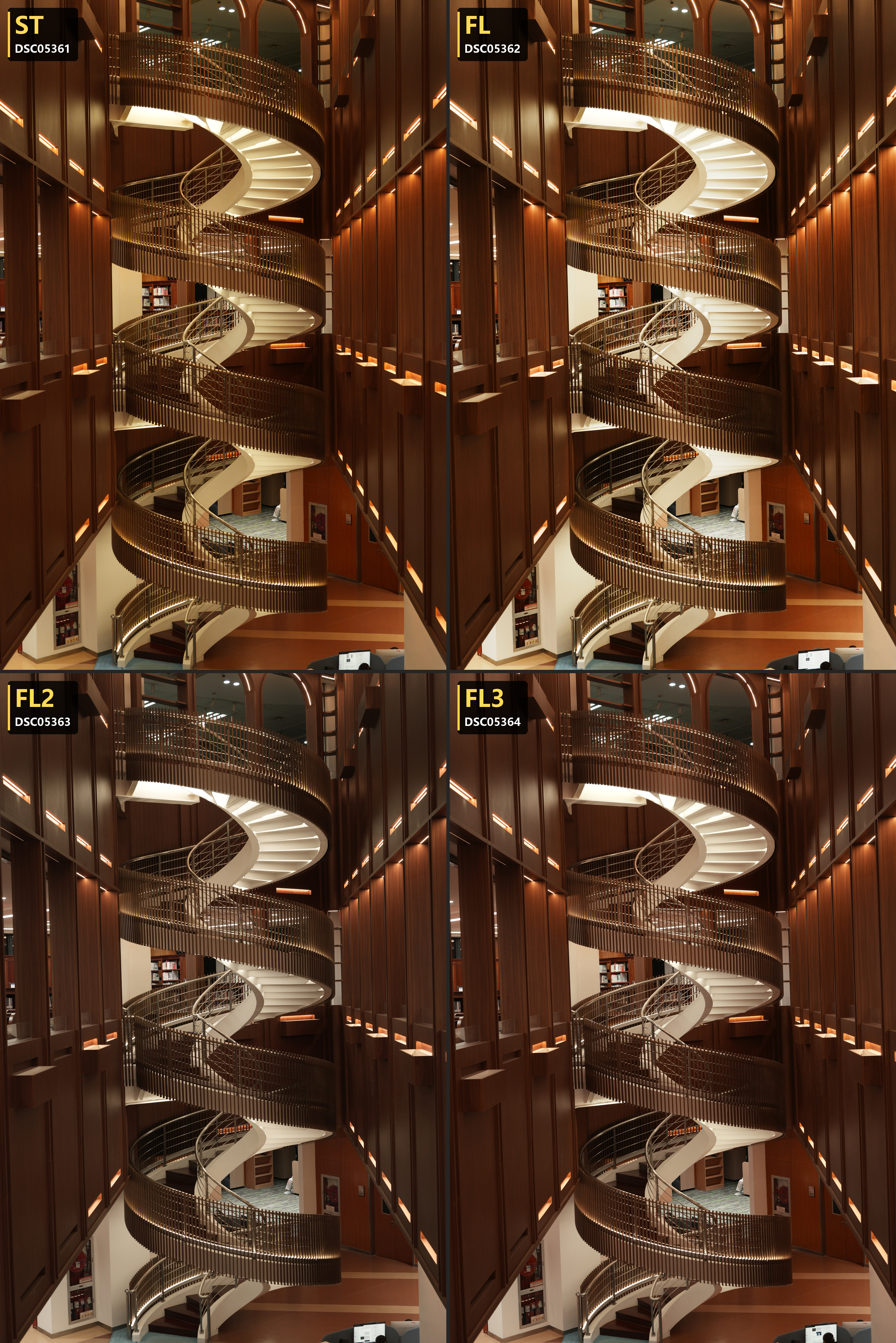 04 · Spiral staircase — ST / FL / FL2 / FL3
