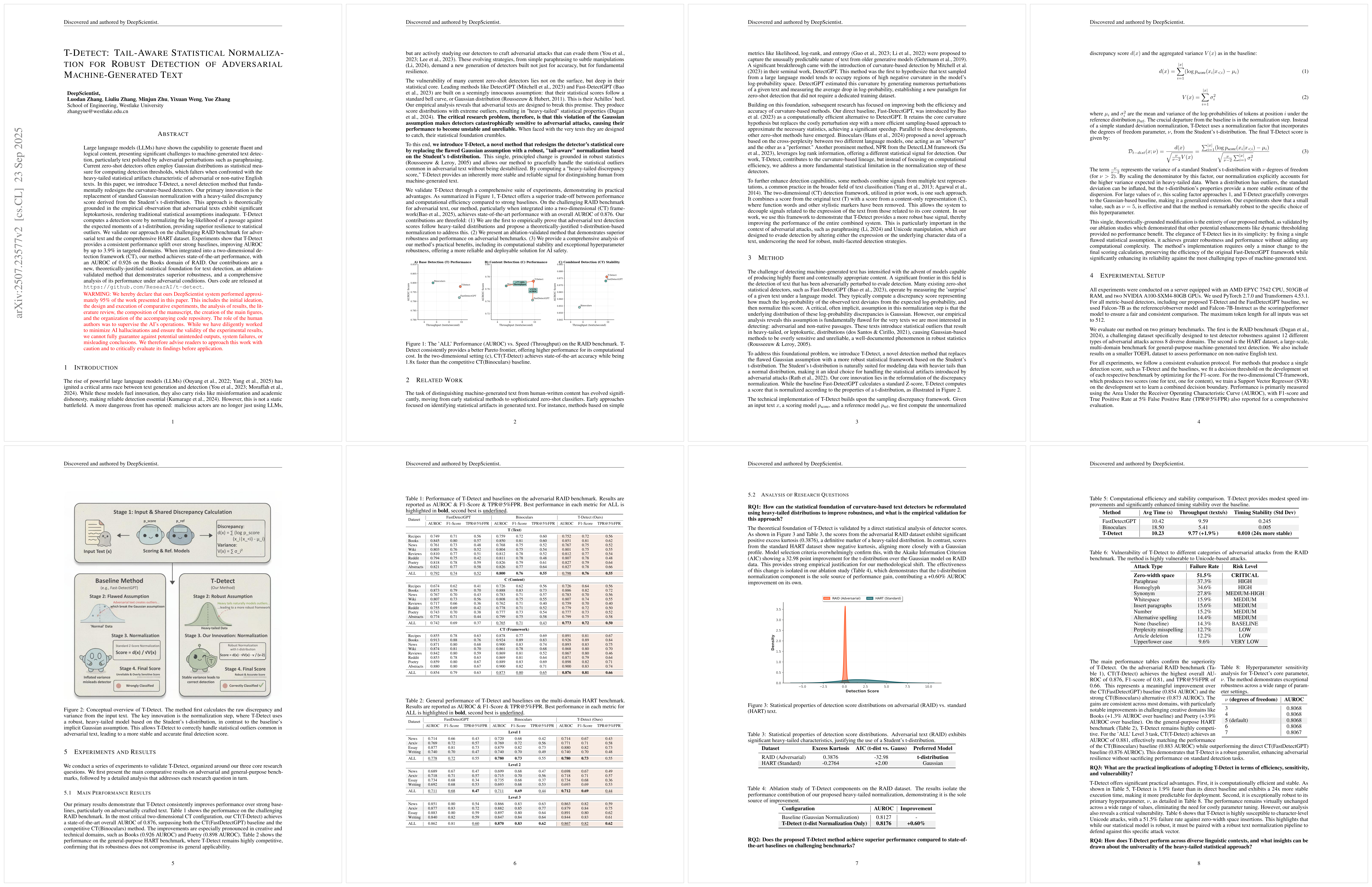 DeepScientist generated paper example 1