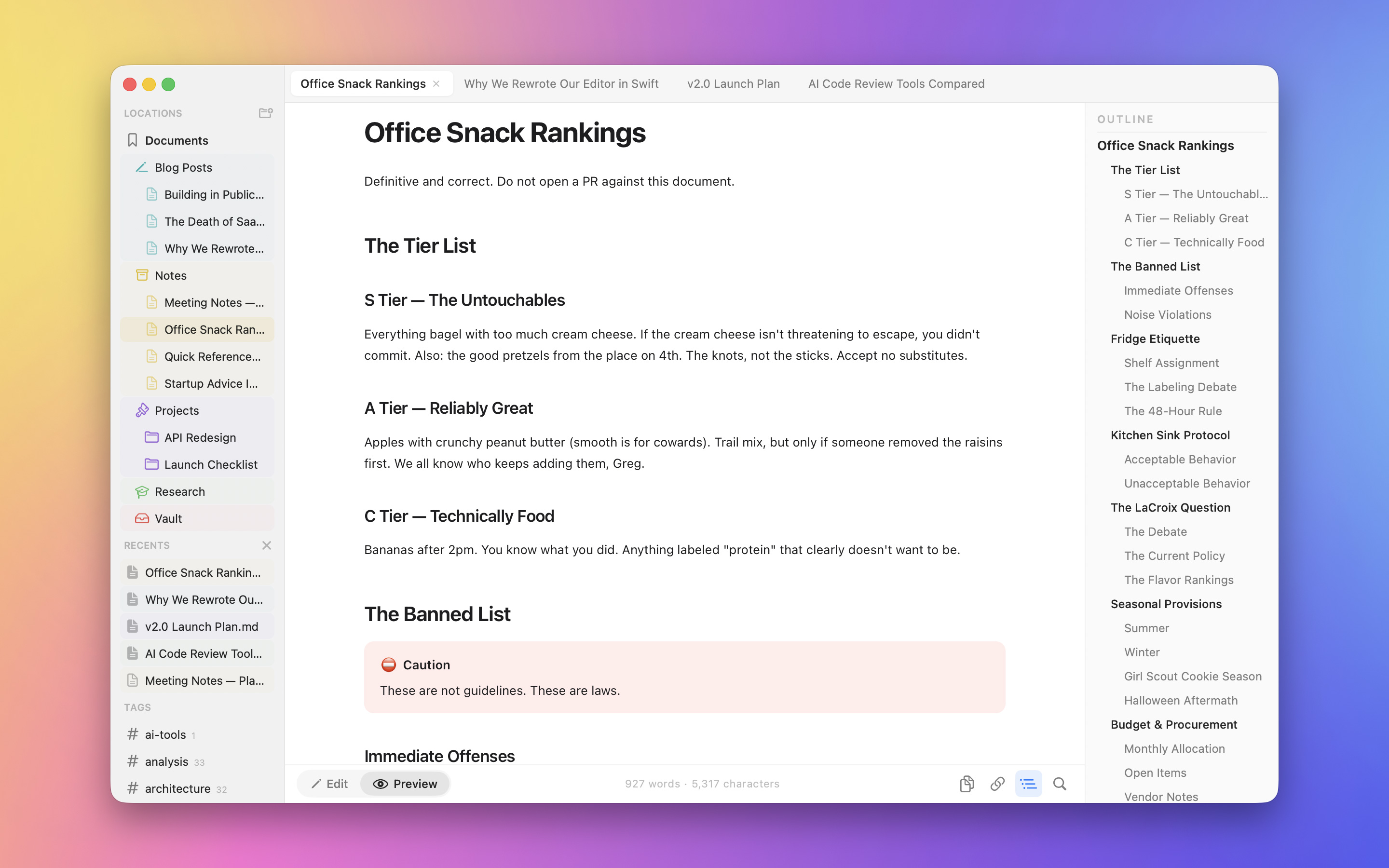 Clearly — markdown editor with live preview