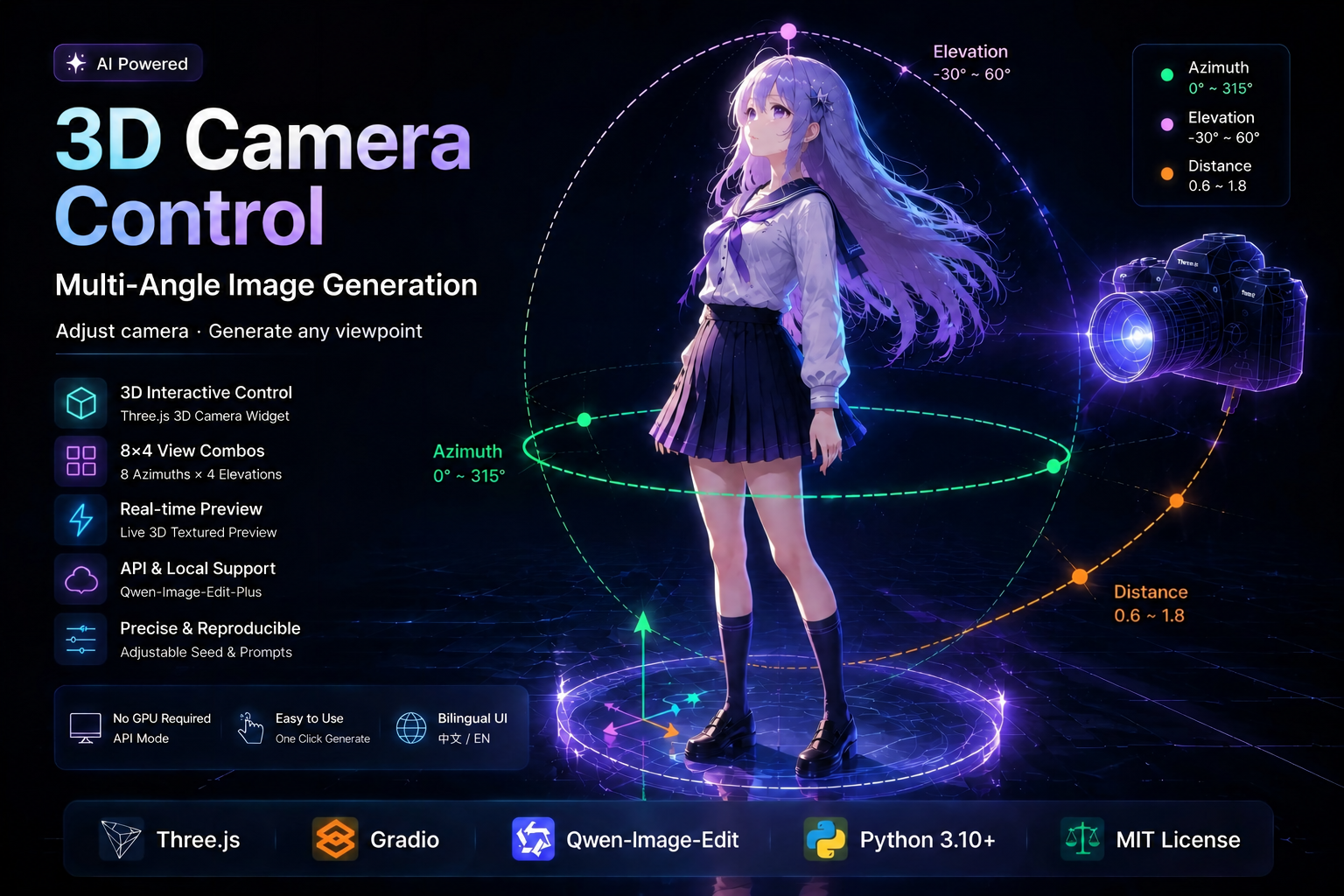 3D Camera Control Demo