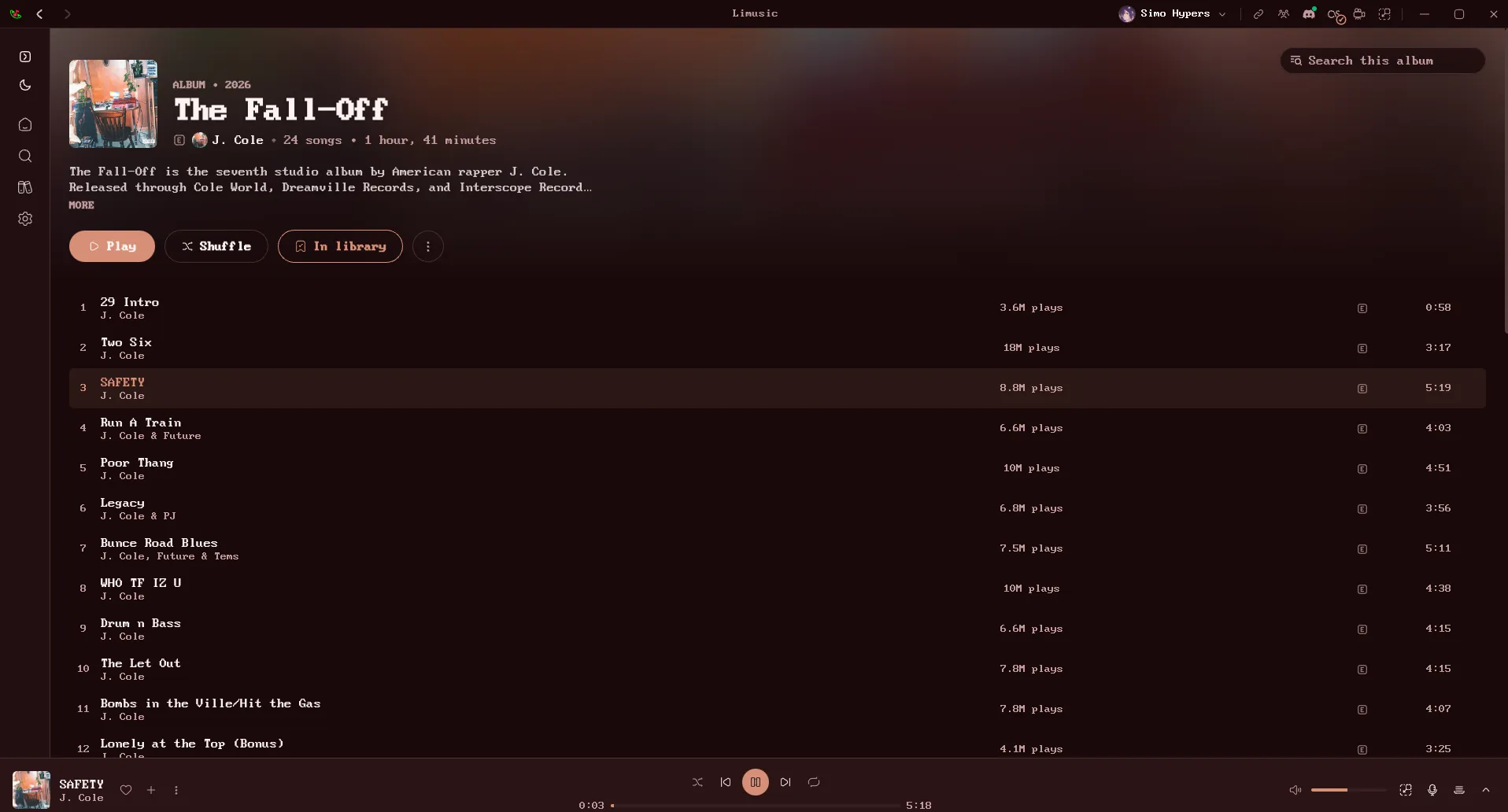 An album page, colors adapted to the cover