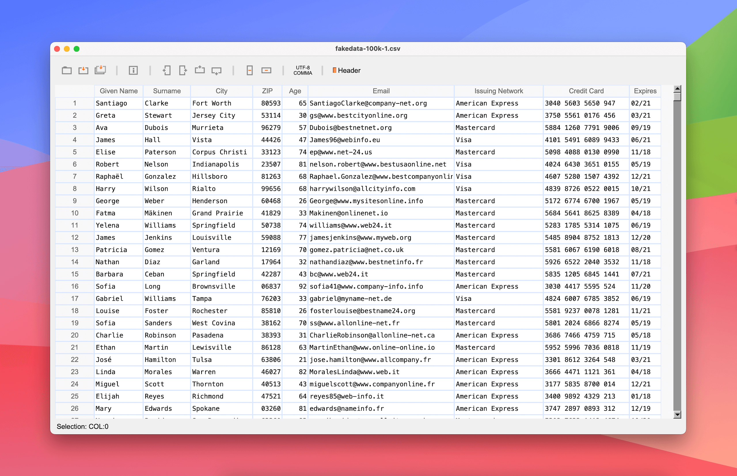 Tablecruncher Screenshot