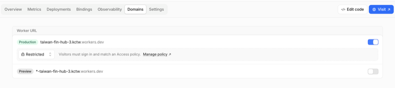 啟用 Cloudflare Access