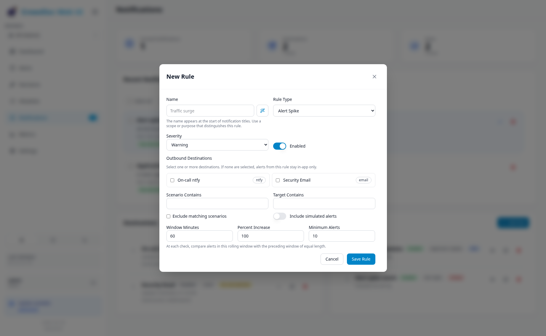 Notification Rule