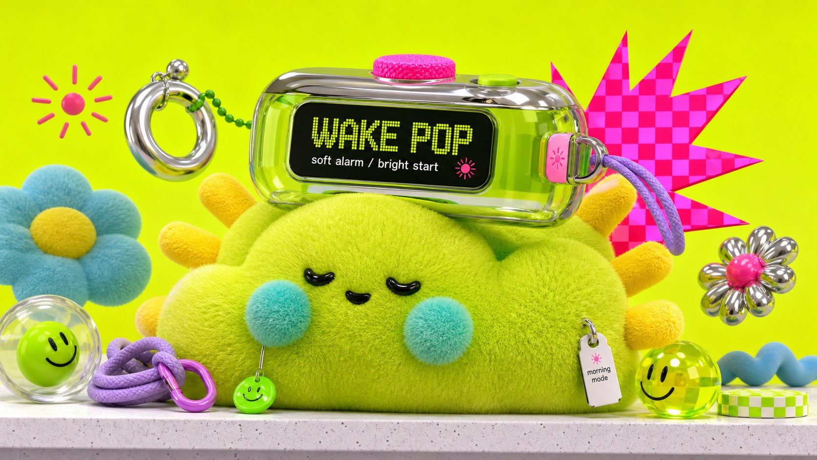 Neon Plush Gadget Pop 3D Style preview