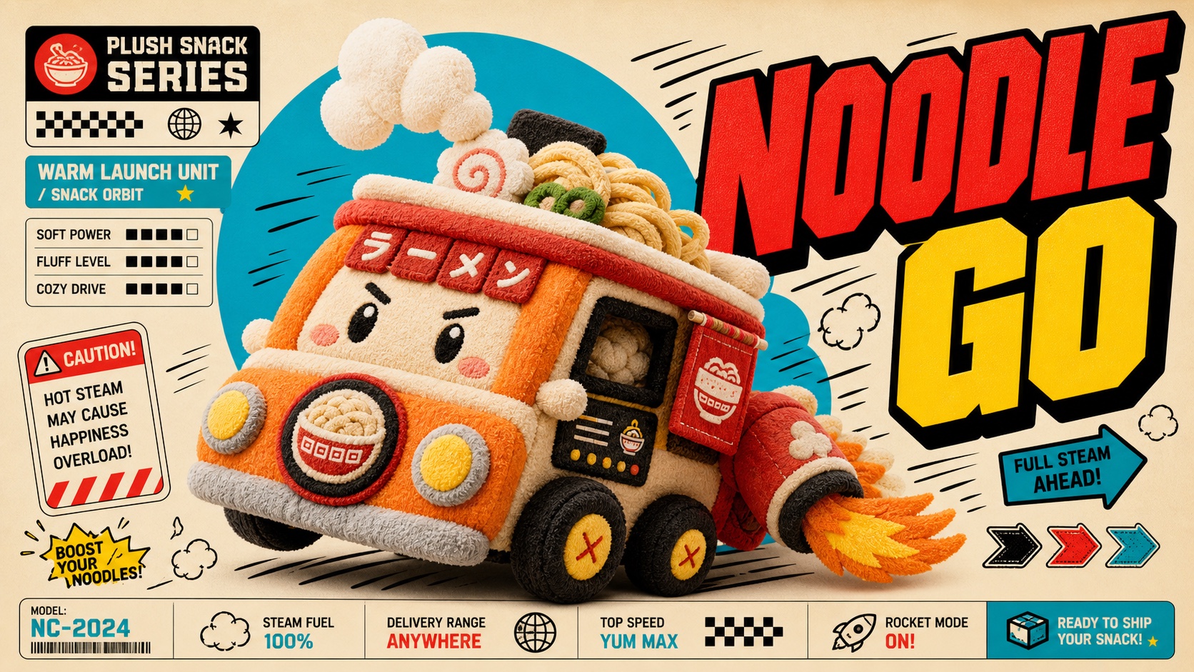 Plush Comic Toy Product Poster Style preview
