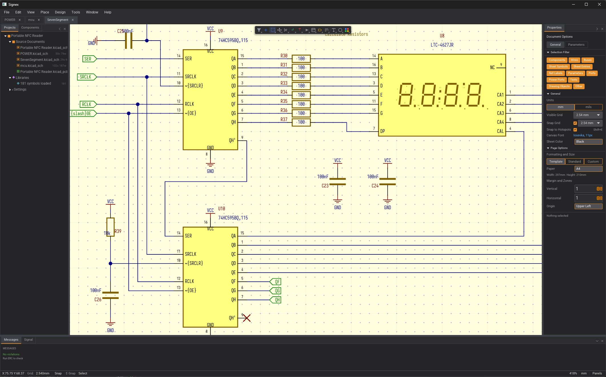 Signex — schematic editor