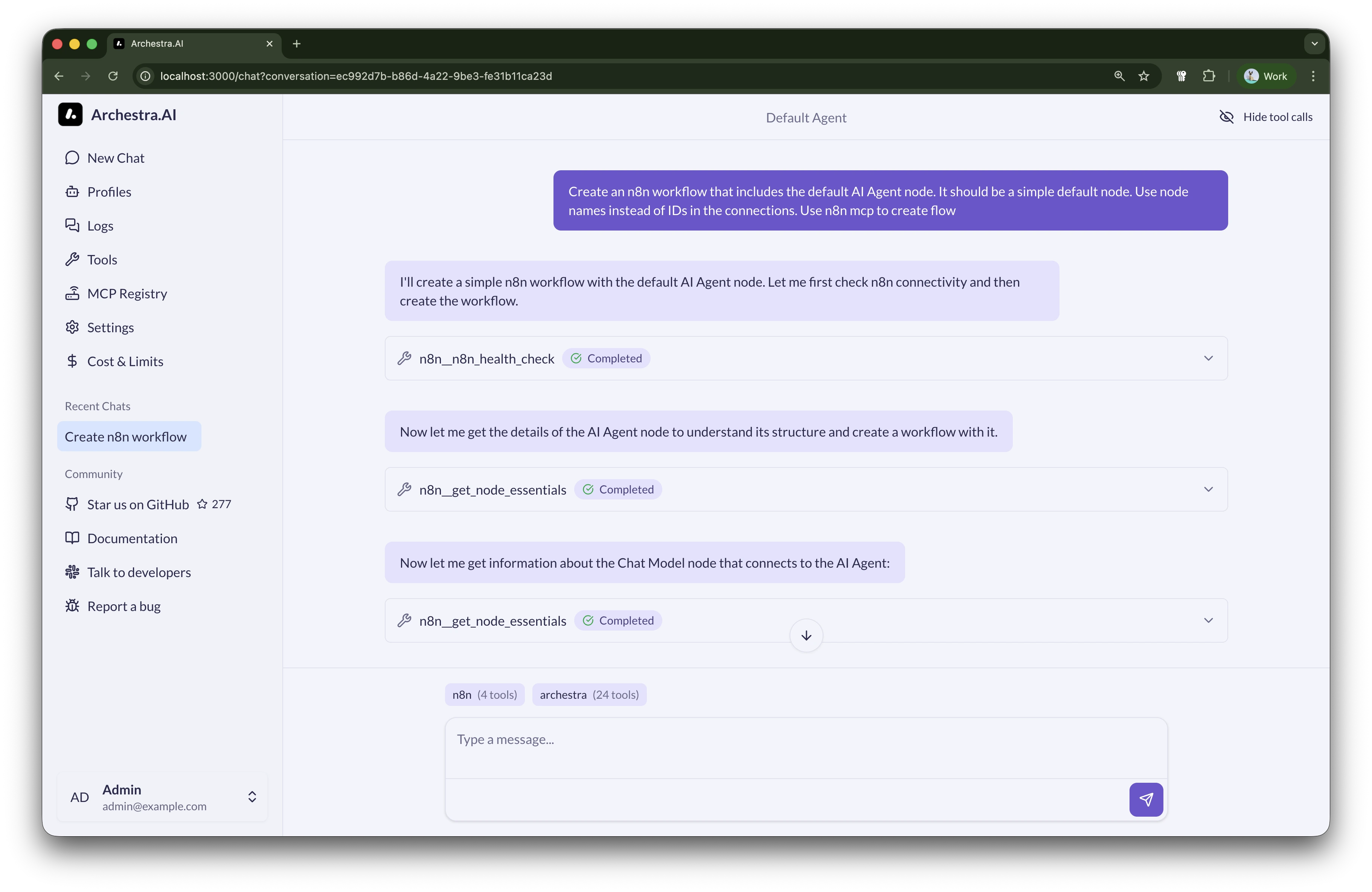 ChatGPT-like chat