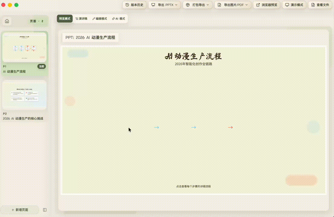 Oh My PPT animation demo