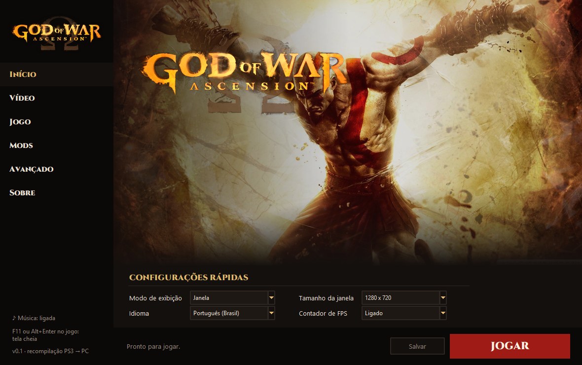 O launcher do Ascension