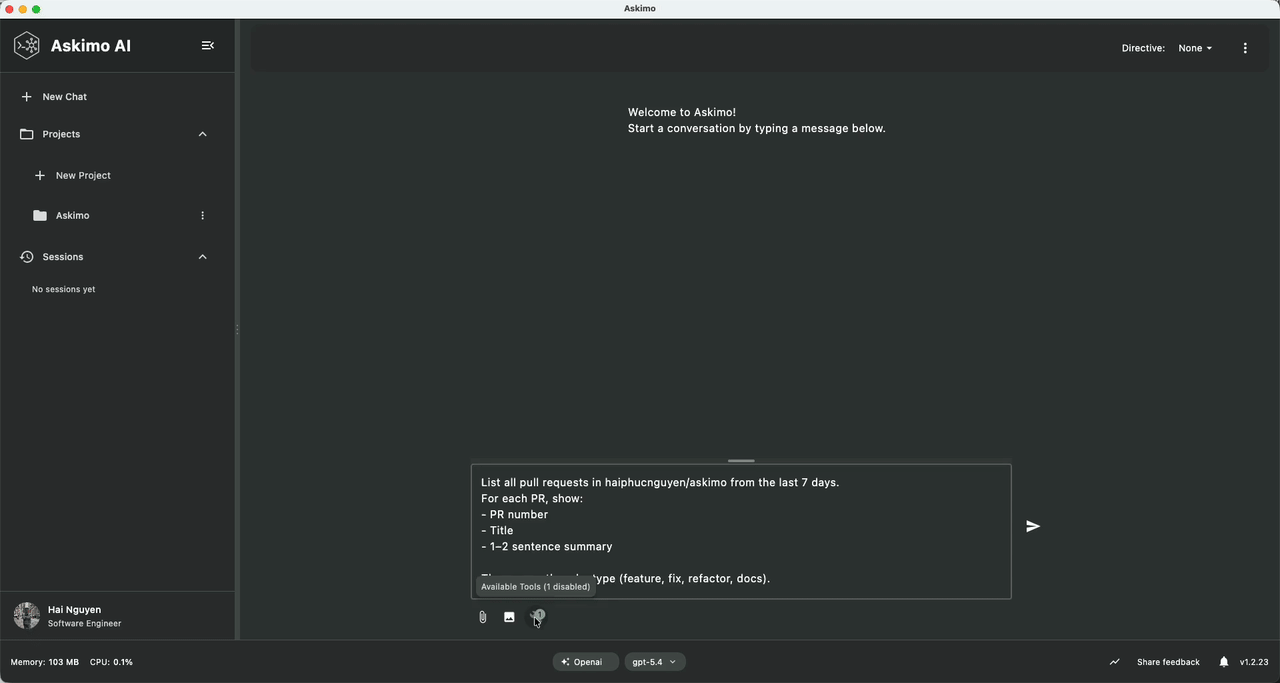 Askimo MCP Demo
