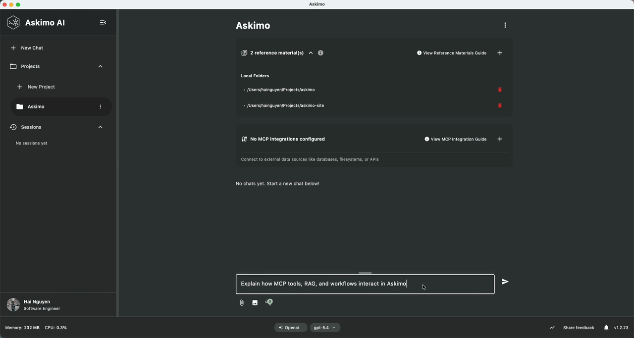 Askimo RAG Demo