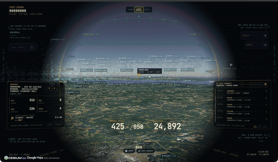 A live military contact ridden through Normal, NVG, and Ironbow FLIR with dense detection
