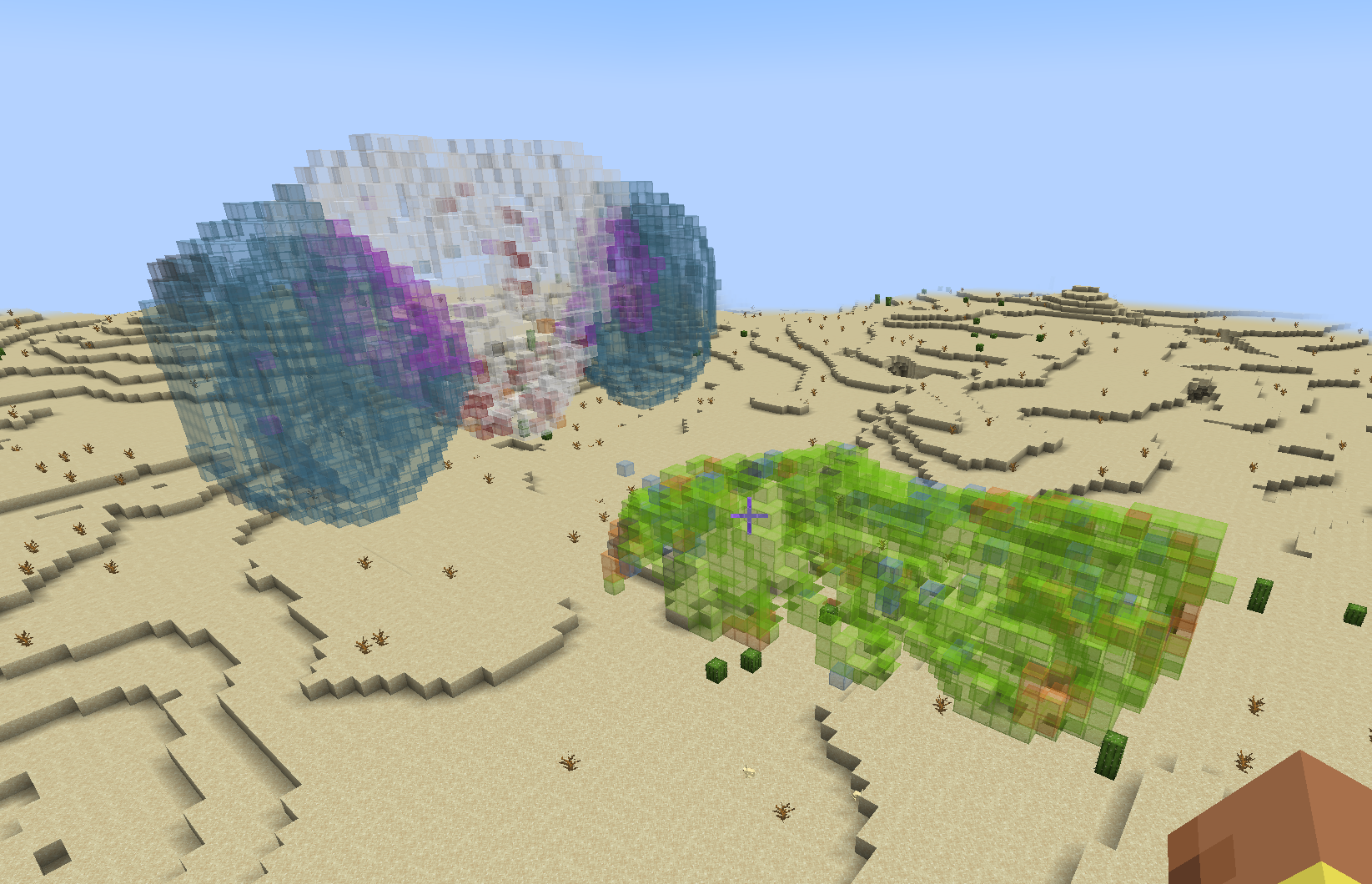 The connectome built out of blocks: brain on the left, nerve cord on the right